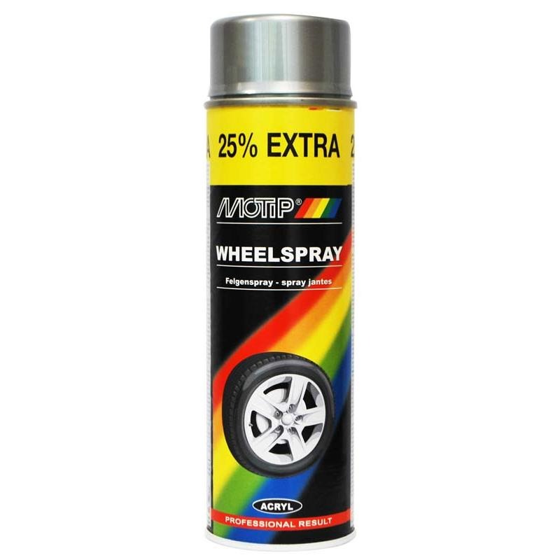 MOTIP SPRAY GLOSS SILVER 500ML