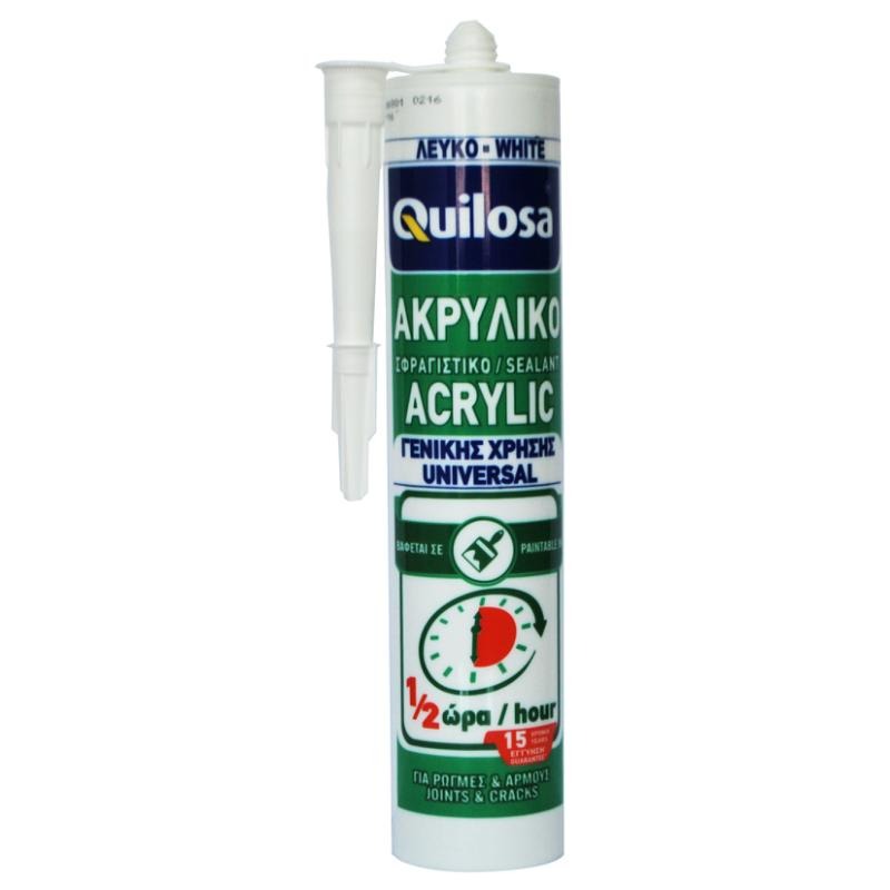 QUI.A SEALANT ACRYLIC UNIVERSAL WHITE