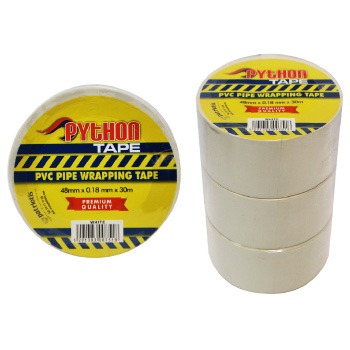 PYTHON PVC PIPE WRAPPING TAPE 48MMX30M WHITE