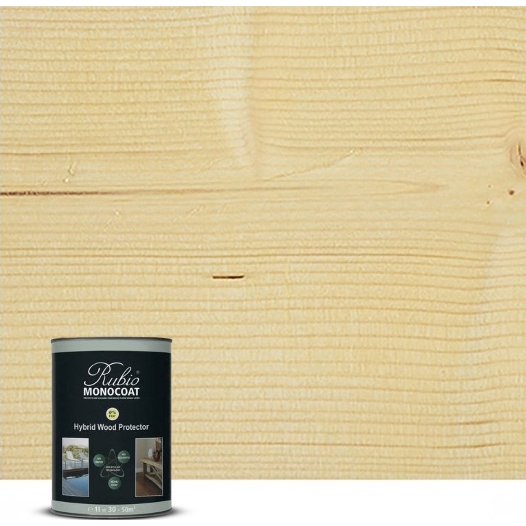 RUBIO MONOCOAT OIL HYBRID WOOD PROTECTOR, TC, PURE 2.5L 75 m²