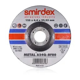 SMIRDEX CUTTING DISC 115X6,4X22  METAL 6.4MM