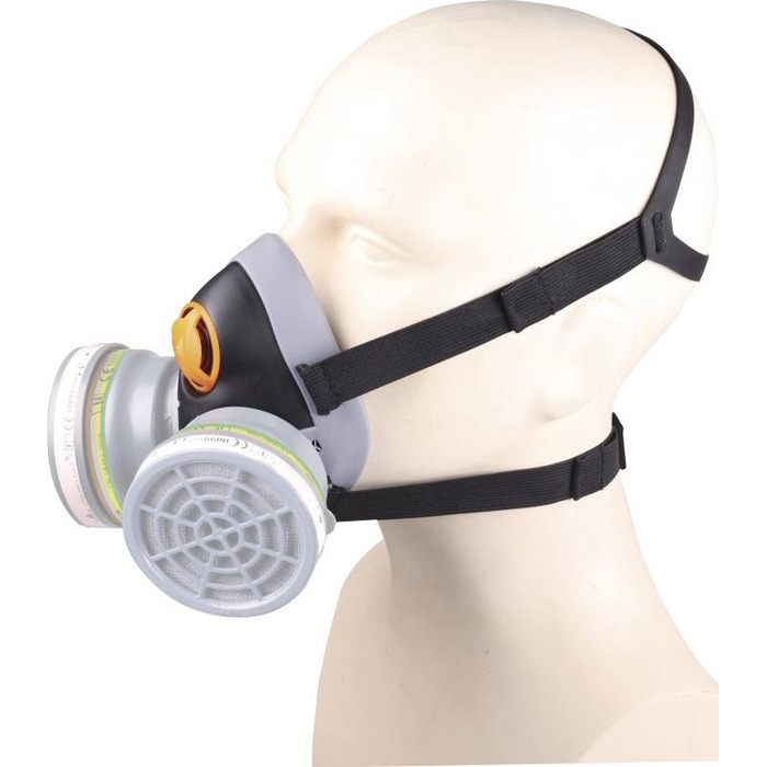 DELTA PLUS JUPITER OVERMOULDED HALF MASK M6400