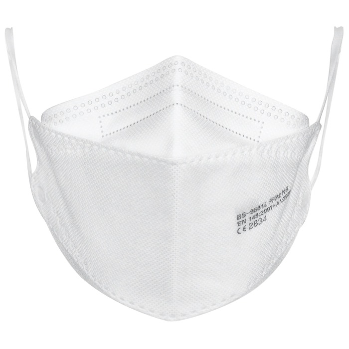 WHITE PARTICLE FILTERING HALF MASK