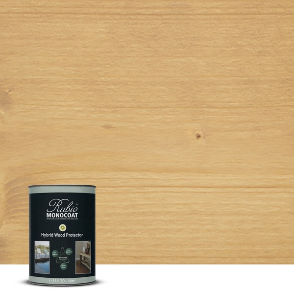 RUBIO MONOCOAT OIL HYBRID WOOD PROTECTOR, TC, TEAK 2.5L 75 m²