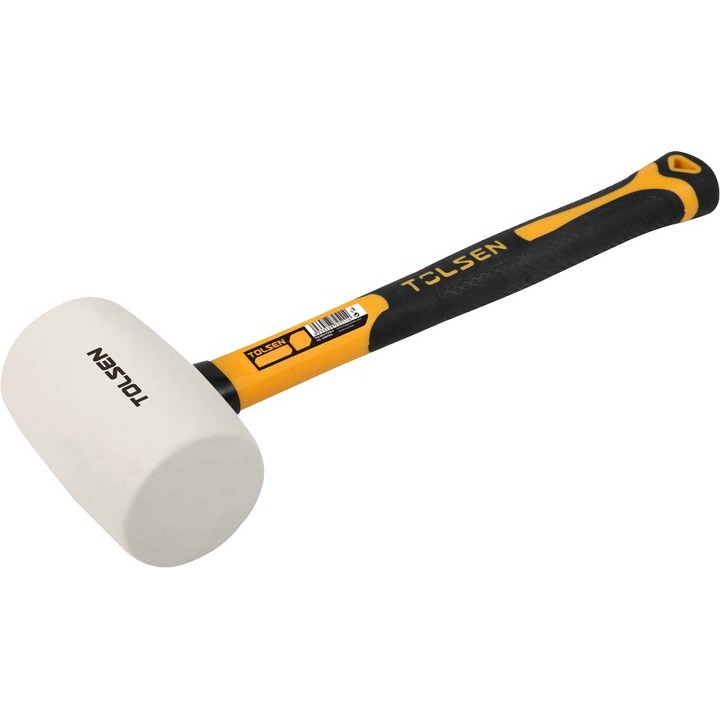 RUBBER MALLET HAMMER WHITE 225/8OZ