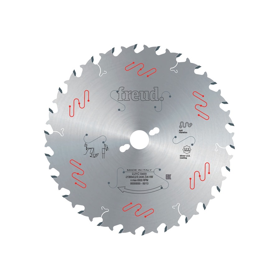 FREUD SAW BLADE 300X3.2X30 Z26 ARAIODONTOS