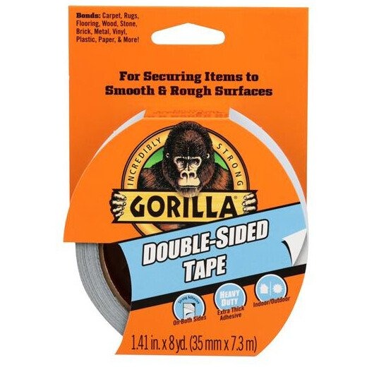 GORILLA TAPE-EXTRA THICK ADJHESIVE-DOUBLE SIDED-3.5X7.3M