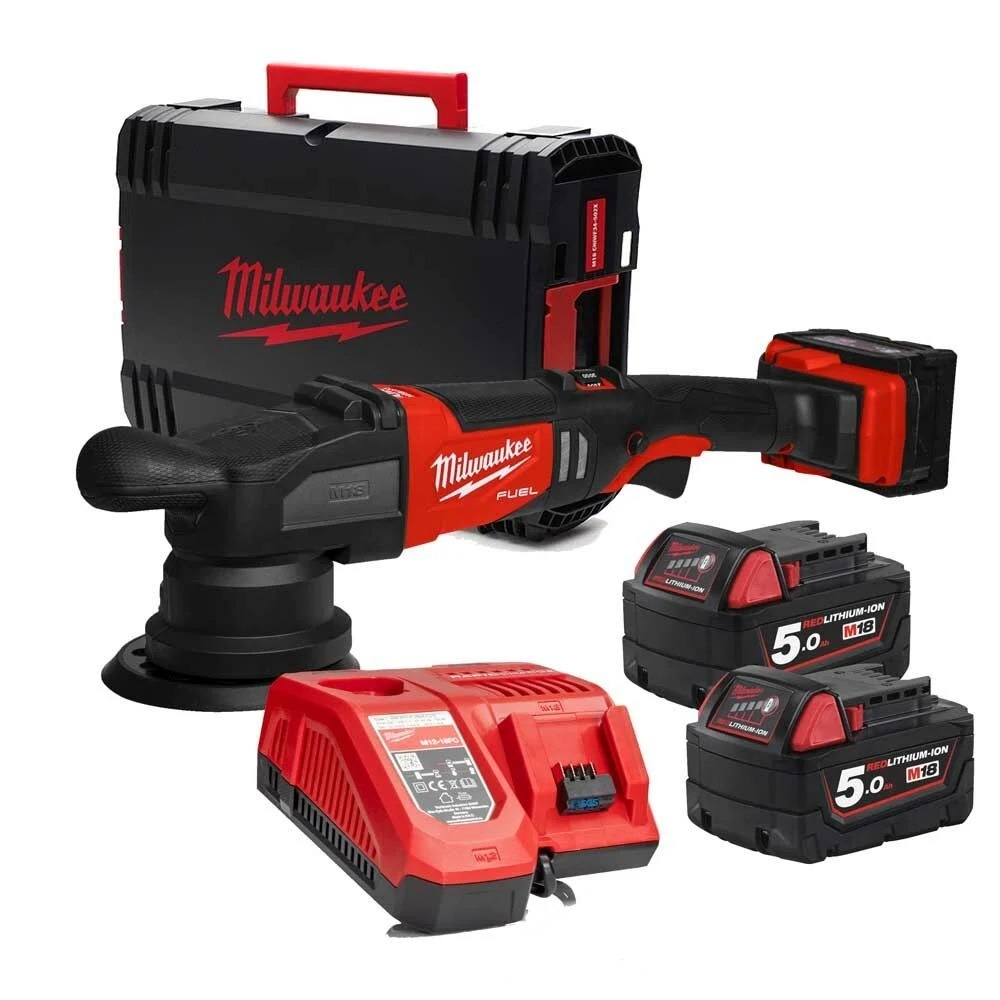 MILWAUKEE 4933478835 M18FROP15-502X M18 FUEL RANDOM ORBITAL POLISHER