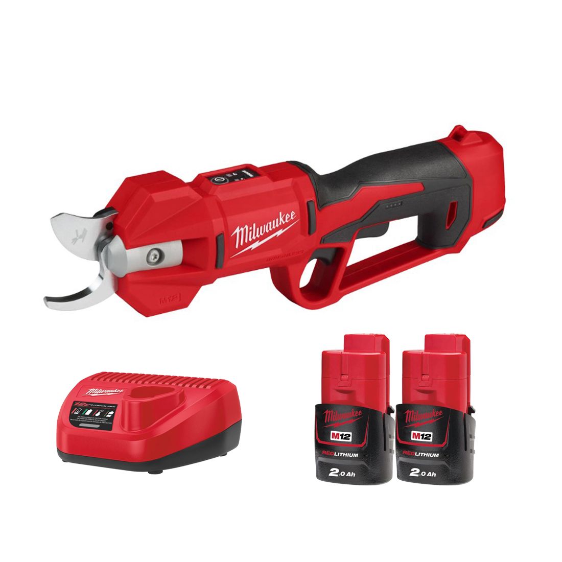 MILWAUKEE 4933480115 M12BLPRS-202 BRUSHLESS PRUNING SHEAR 12V