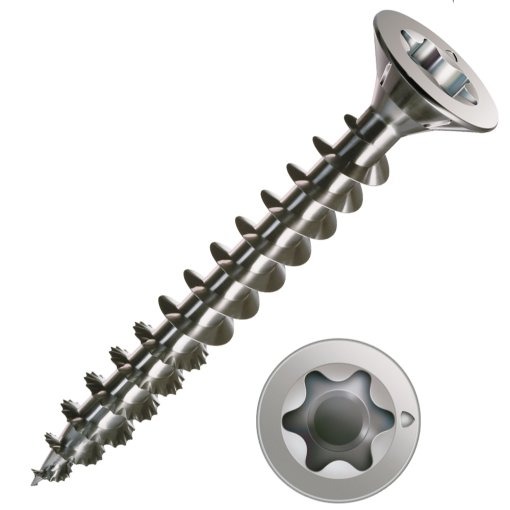 SPAX STAINLESS STEEL SCREWS FULL THREAD T20 4.0X30