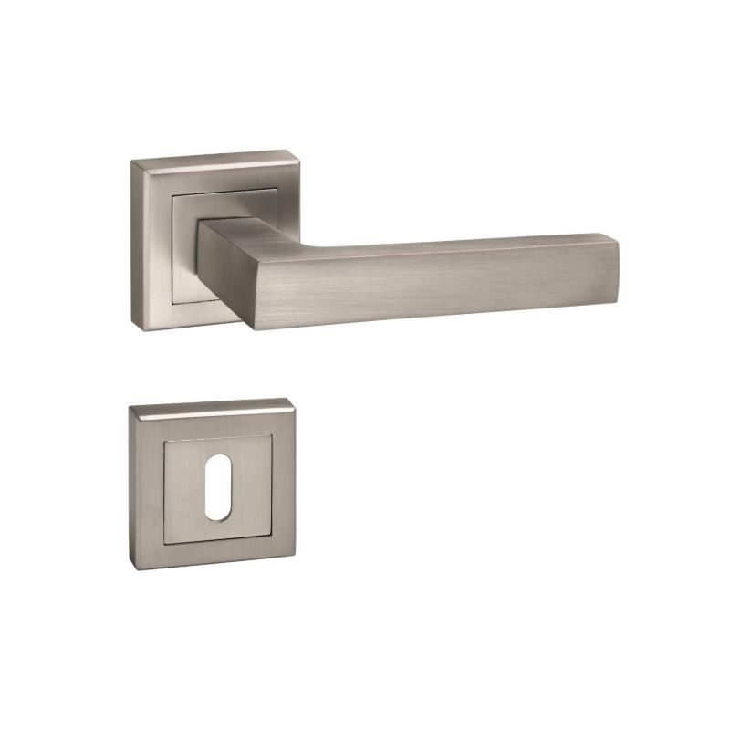 DOOR HANDLES Z133 NICKEL MAT SQUARE