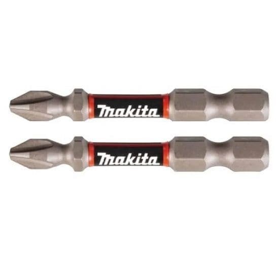 MAKITA E-03274 DRIVER BITS PREMIER 50MM PH2 X 2