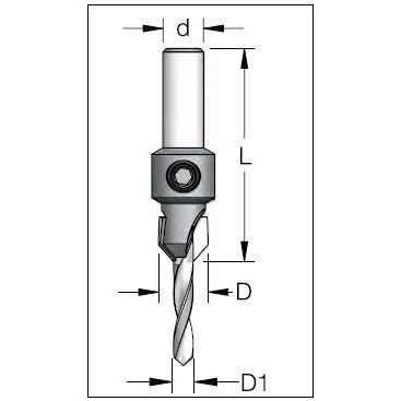 DIMAR COUNTERSINK 2022405 4MM