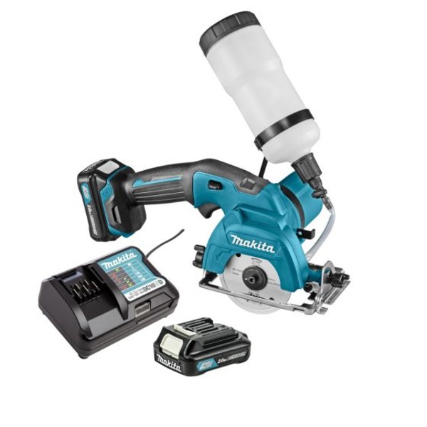 MAKITA CC301DWAE 12V MAX CXT 85MM CORDLESS TILE CUTTER SET