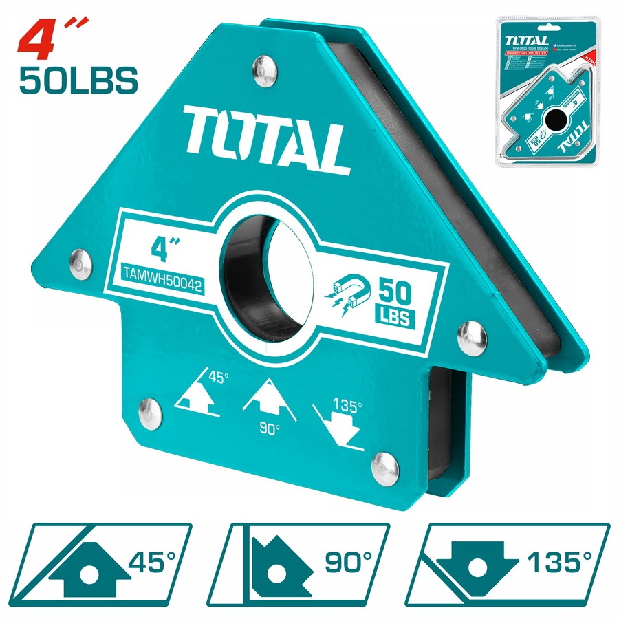 TOTAL MAGNETIC WELDING HOLDER 4"