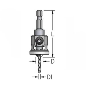 WPW COUNTERSINK HEX 3.5X10MM + DEPTH STOP