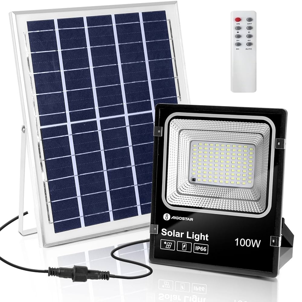 SOLAR LIGHT 100W 49X21CM