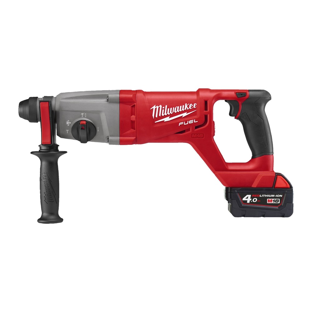 MILWAUKEE 4933492480 M18BLHACD26-402X SDS+ HAMMER 26MM D-HANDLE