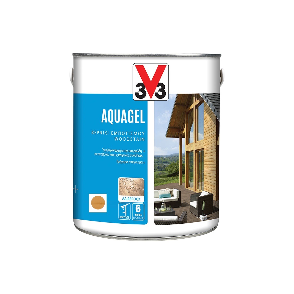 2.5L CLEAR AQUAGEL WOODSTAIN V33