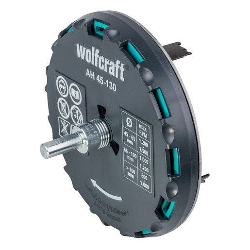 Wolfcraft Adjustable Hole Saw AH 45-130