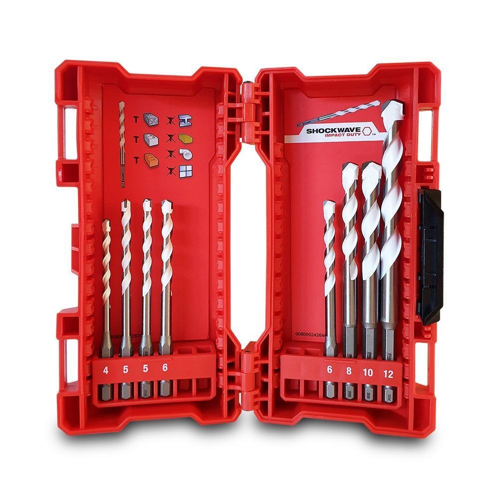MILWAUKEE 4932471112 MULTI MATERIAL DRILL BIT SET 8PCS