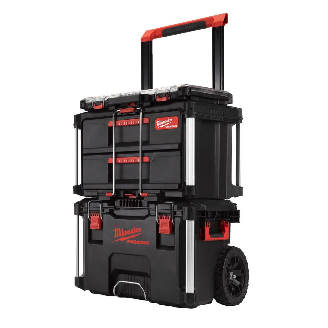 MILWAUKEE 4932479957 PACKOUT STARTER SET (TROLLEY+2-DR.T/BOX+SLIM.ORG)