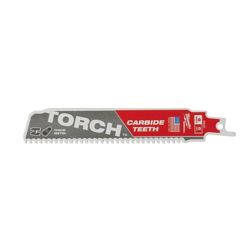 MILWAUKEE 48005201 CARBIDE TEETH TORCH 150mm 7TPI BLADE