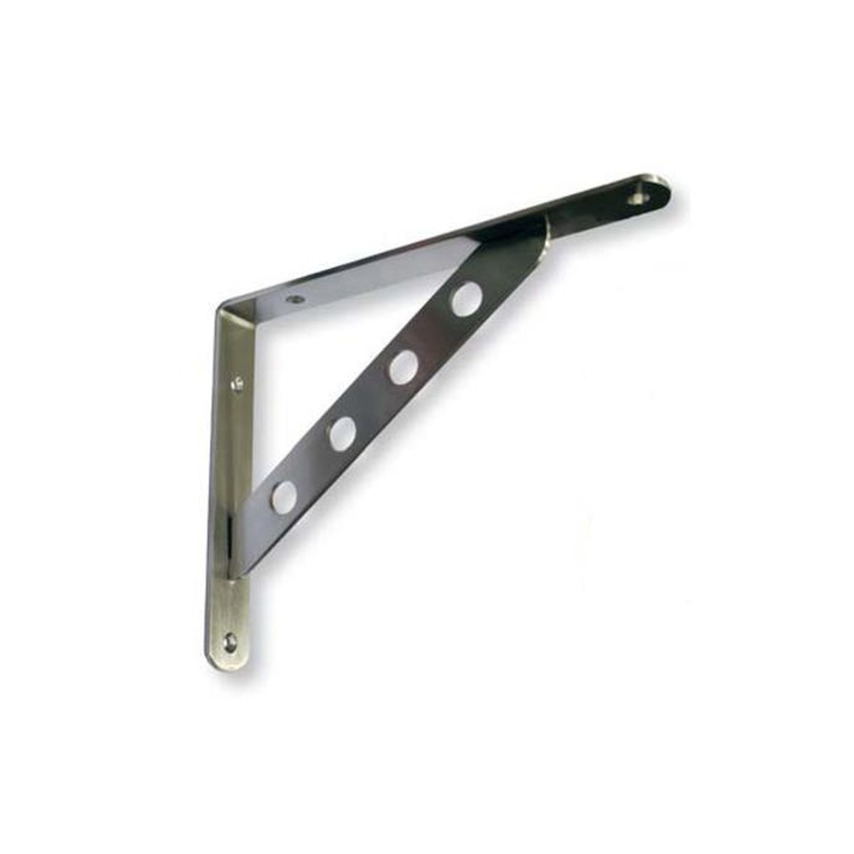 METAL SHELF SUPPORT W/ WHOLES 16X12X2.5X0.3 BRUSH 25444