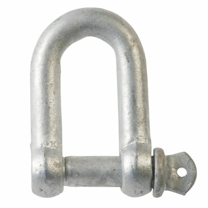 D SHACKLES GALVANIZED 10MM