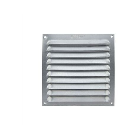 VENTILATION GRILL 0.6MM 10X10 SILVER