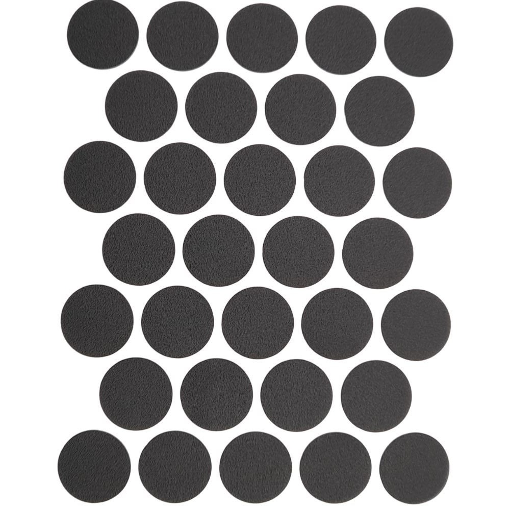 SELF-ADHESIVE SCREW HOLE STICKERS BLACK TPTPADNE 20PCS