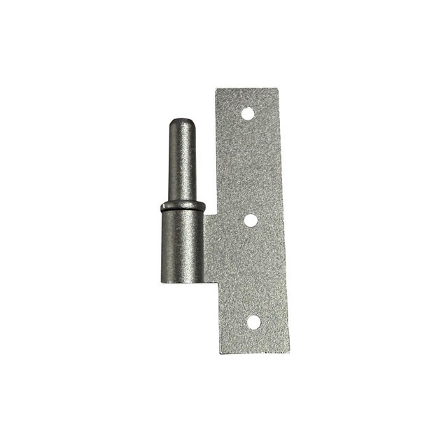 BASE FOR HEAVY DUTY GATE HINGE RIGHT BLACK