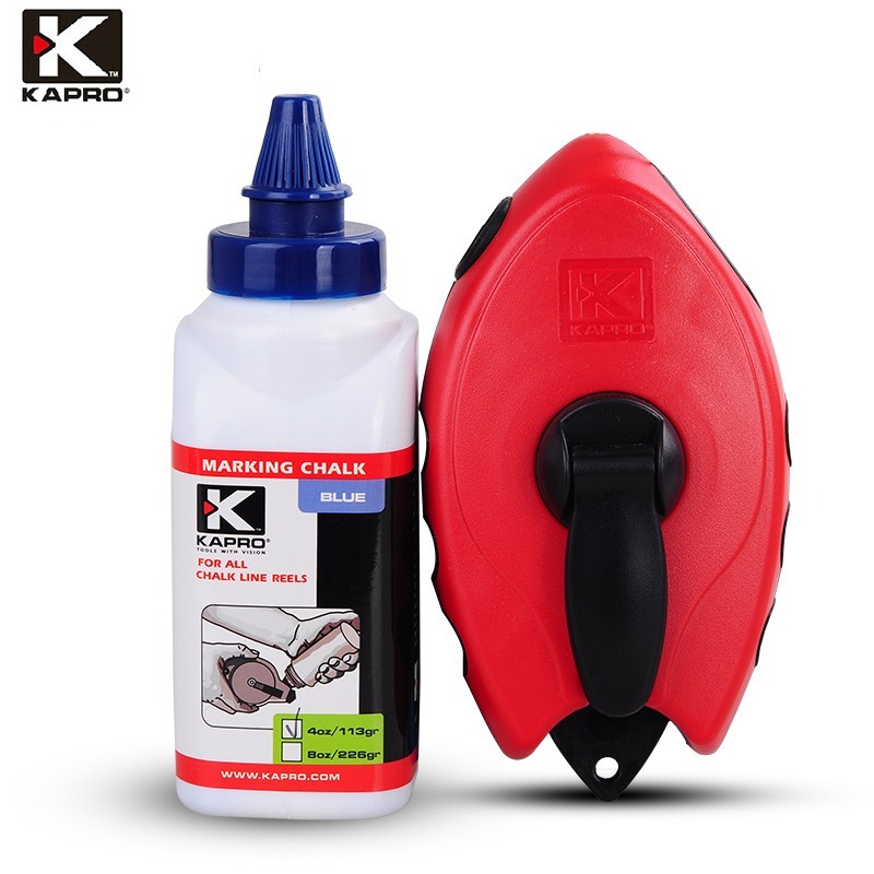 KAPRO 211 CHALK LINE SET WITH CHALK BOTTLE
