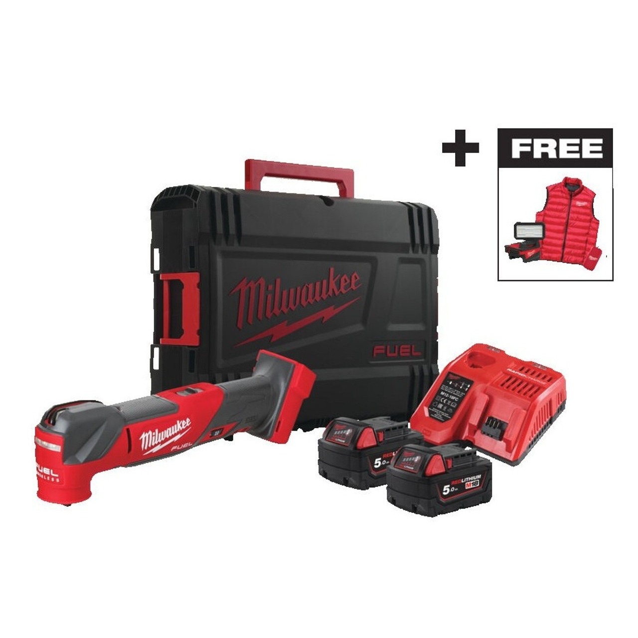 MILWAUKEE 4933499454 M18FMTMC-502X FUEL MULTITOOL THUNDERBOLT POWER PACK