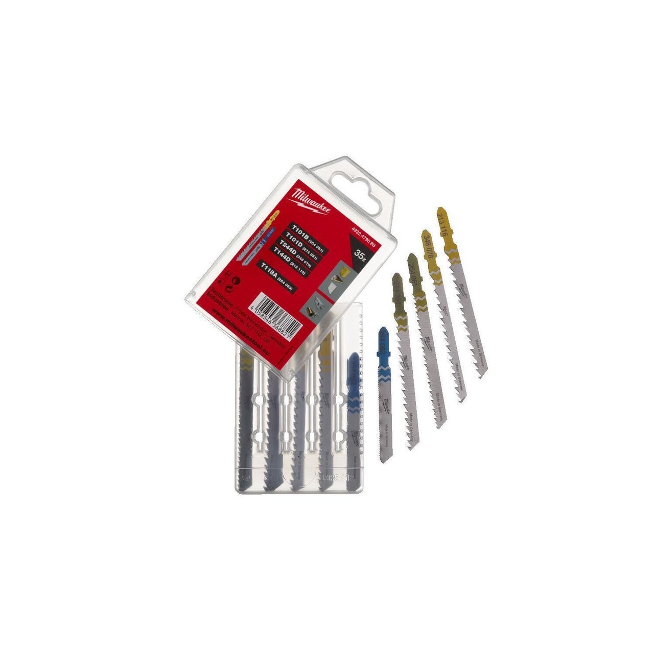 MILWAUKEE 4932479088 JIGSAW BLADE SET 35PCS WOOD & METAL