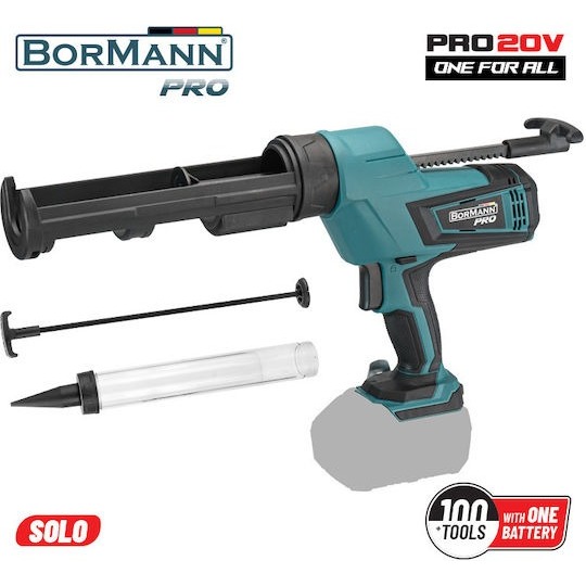BORMANN BBP3610 PRO ELECTRIC SILICONE GUN BATTERY 20V SOLO