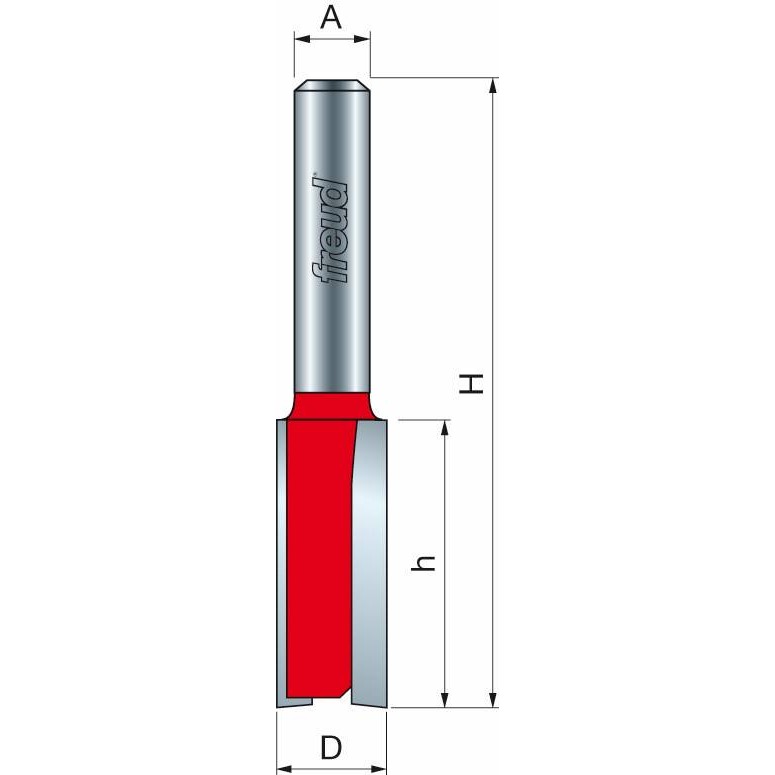 FREUD 04-11025P ROUTER BIT 6.35X25.4X6.35MM