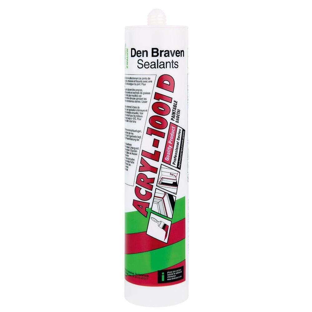DEN BRAVEN SEALANT 1001D ACRILIC WHITE 280ML