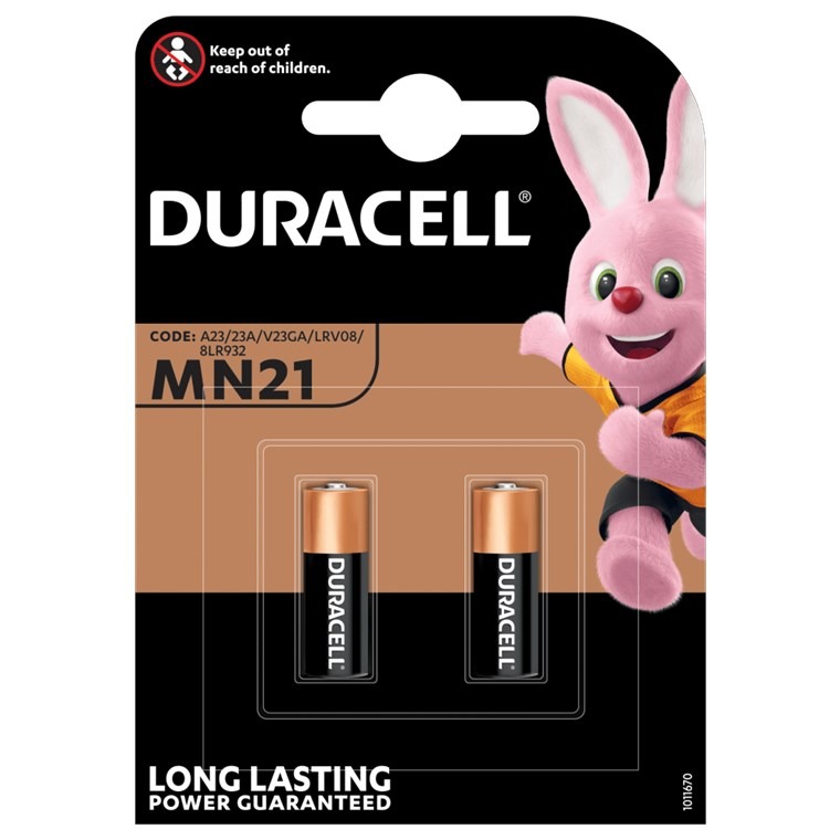 DURACELL SPEC.SECURITY MN21 12V 2PCS
