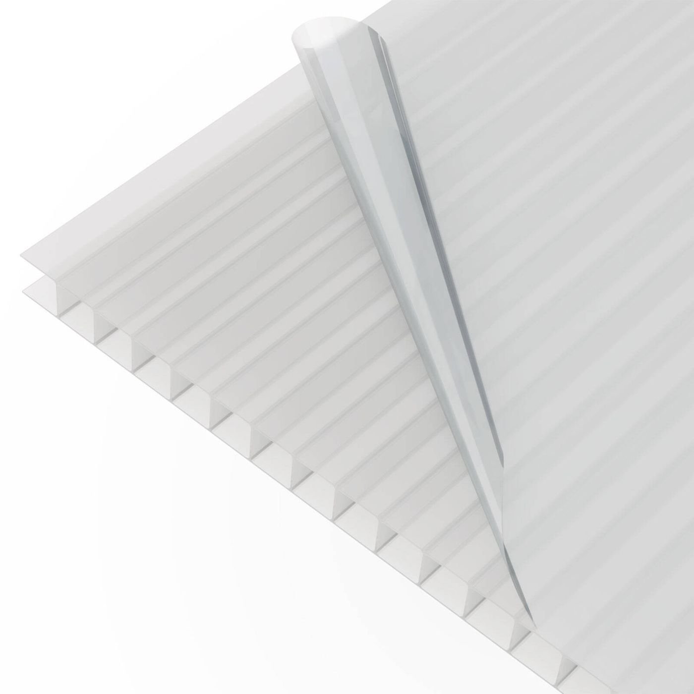 POLYCARBONATE SHEET OPAL HOLLOW 10MM 210 X 100CM
