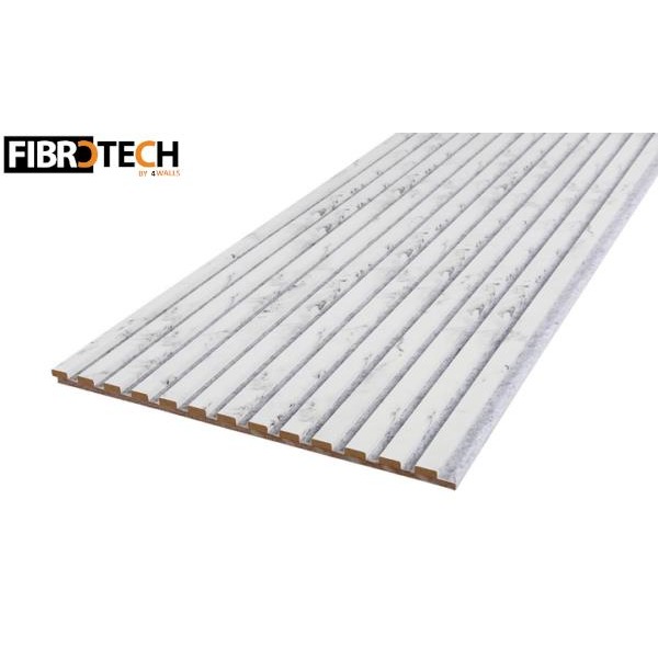 FIBROTECH 3D ACOUSTIC WALL PANEL WHITE MARBLE