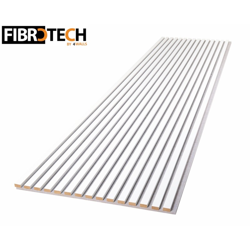 FIBROTECH 3D ACOUSTIC WALL PANEL WHITE PLATINUM