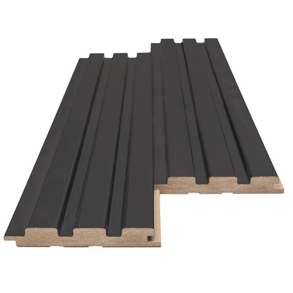 MDF 3D TWIX PANEL BEAT BLACK LEAD